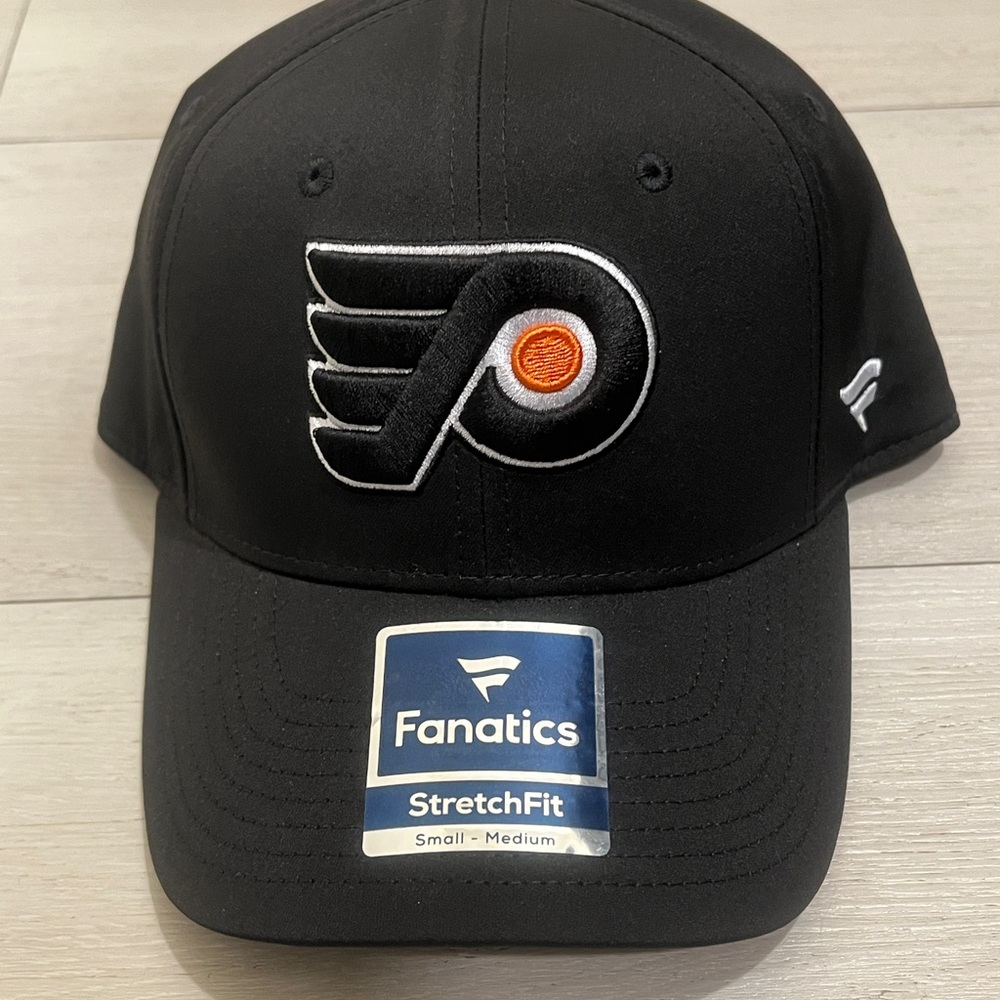 Fanatics Black NHL Philadelphia Flyers StretchFit Cap